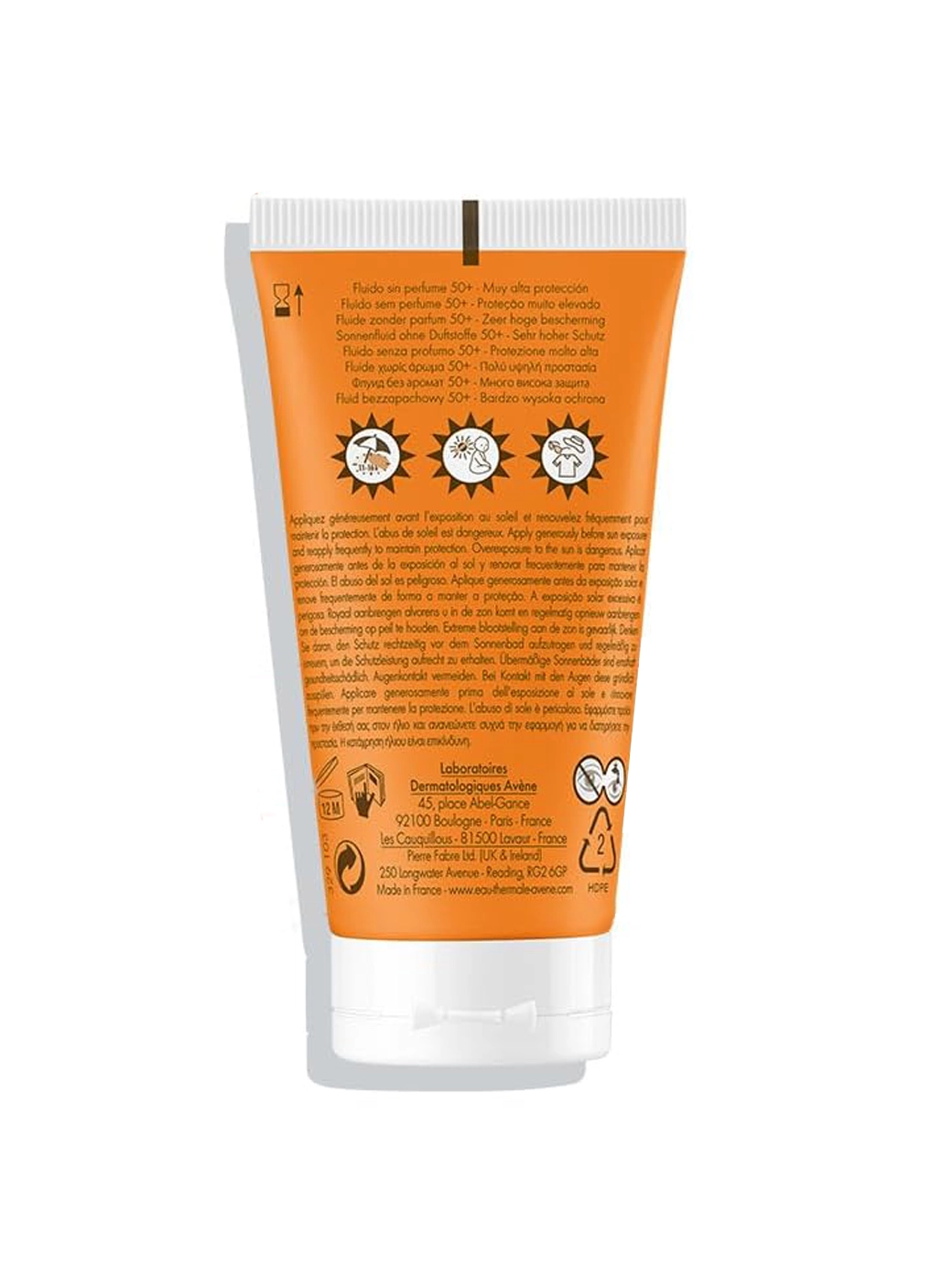 Avene Sun Fluid SPF 50+ Fragrance Free – 50 mL