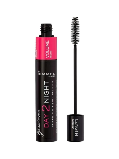 Rimmel London Day to Night Ultra-Smooth Mascara – 001 Black