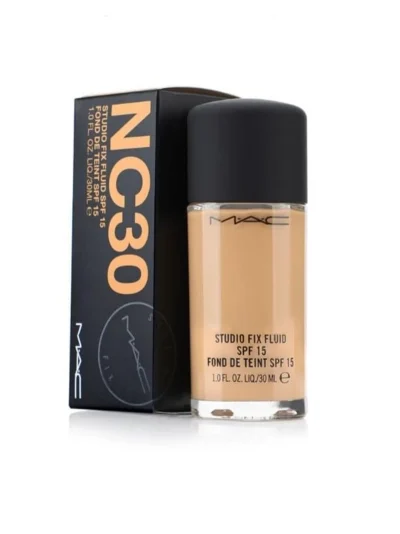 MAC Studio Fix Fluid Foundation SPF 15 – NC30