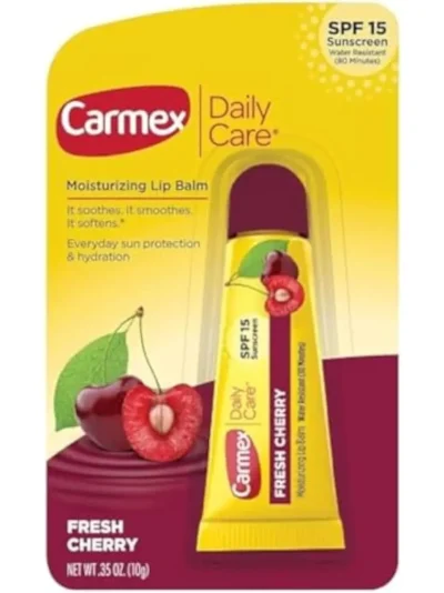 Carmex Daily Care Moisturizing Lip Balm Fresh Cherry SPF 15
