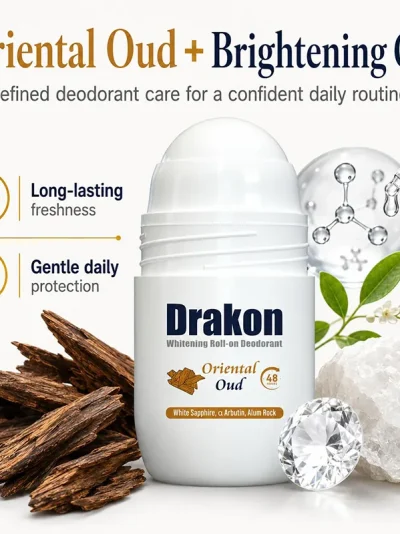 Drakon Oriental Oud 5-in-1 Roll-On Deodorant - 50ml